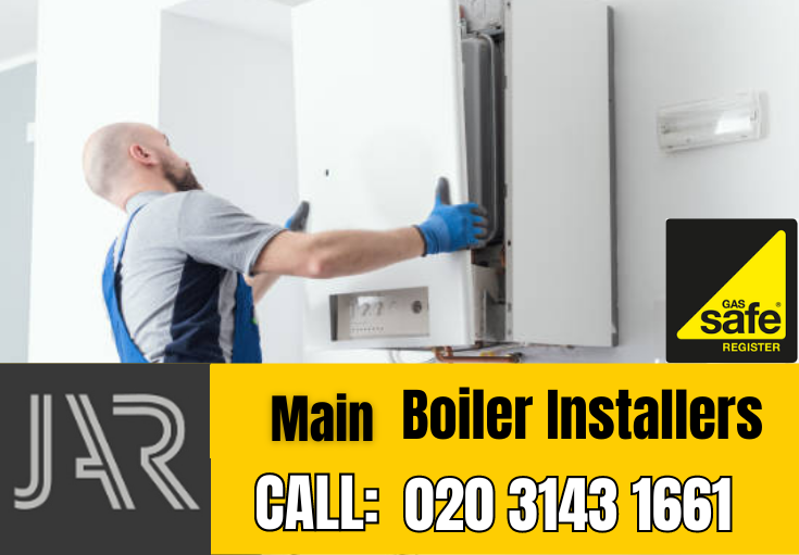 Main boiler installation Mitcham